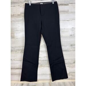 Ecru Womens Size 10 Black Bootcut Dress Pants Stretch Mid Rise Trousers NEW